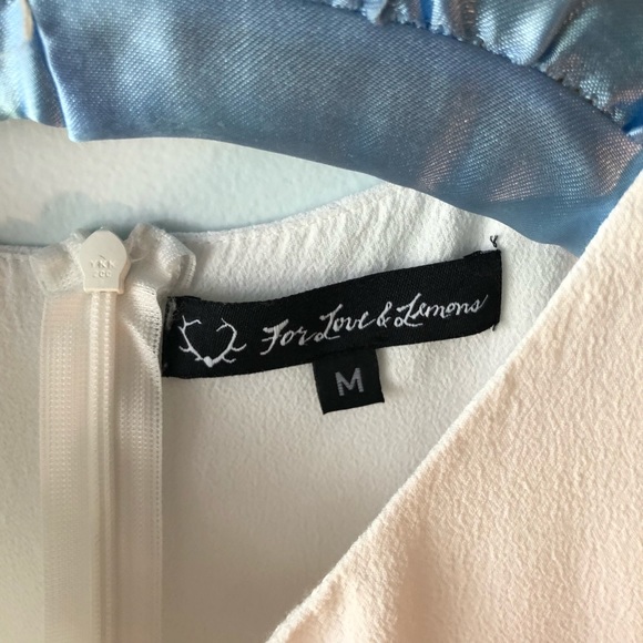 For Love and Lemons White Romper Medium - Picture 5 of 7